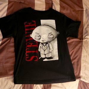 Medium Black Stewie Shirt
